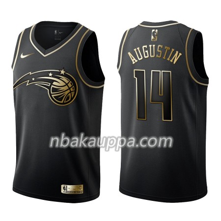Orlando Magic D.J. Augustin 14 Nike Musta Golden Edition Pelipaidat Swingman - Miesten